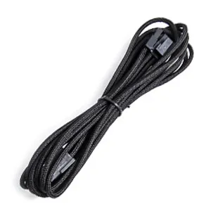 PCCG Sleeved 45cm PCI-E 6+2pin Cable Black
