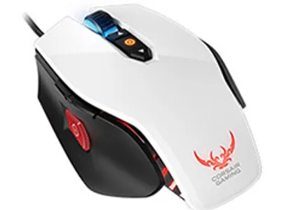 Corsair Gaming M65 RGB FPS PC Gaming Laser Mouse White