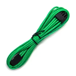 PCCG Sleeved 45cm PCI-E 6+2pin Cable Green
