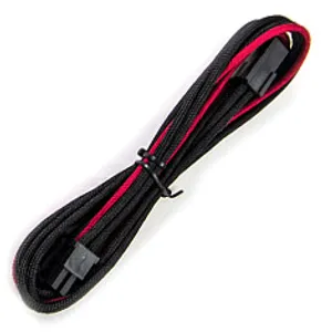 PCCG Sleeved 45cm PCI-E 6pin Cable Redback
