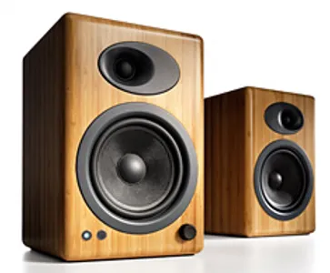 Audioengine 5+ Premium Powered Speakers Bamboo