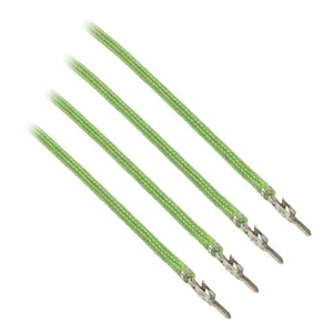 Cablemod ModFlex Sleeved Wire 8in Light Green 4 Pack