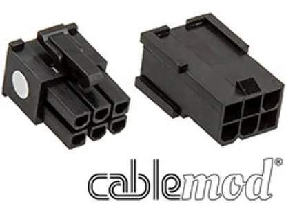 CableMod ModFlex Connector Pack 6pin PCI-E Black
