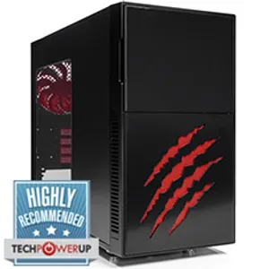 Nanoxia Deep Silence 4 Claw Black/Red Case