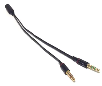 Audio Splitter Cable Female 3.5mm to 2 x Male 3.5mm
