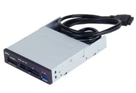 SilverStone FP37 Black USB 3.0 Card Reader