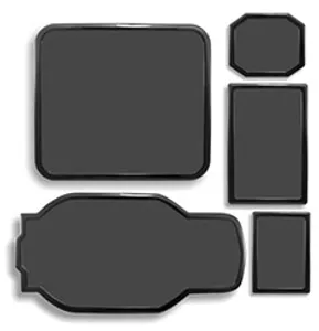 DEMCiflex Magnetic Dust Filter �?Custom Set for Corsair 600T