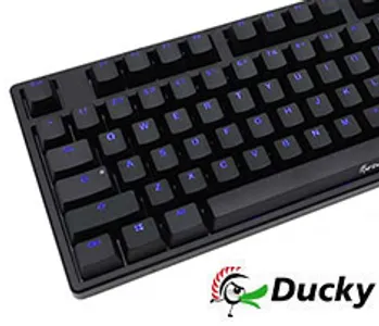 Ducky One Blue LED Mech Keyboard Cherry Brown