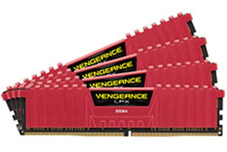 Corsair Vengeance LPX CMK32GX4M4A2400C14R 32GB (4x8GB) DDR4 Red