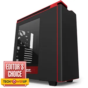 NZXT H440 Mid Tower Case Black/Red