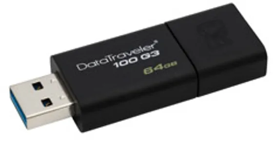 Kingston Data Traveler 100 G3 USB 3.0 Flash Drive 64GB