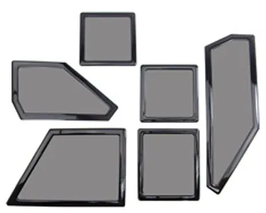 DEMCiflex Magnetic Dust Filter - Custom Set for NZXT 410