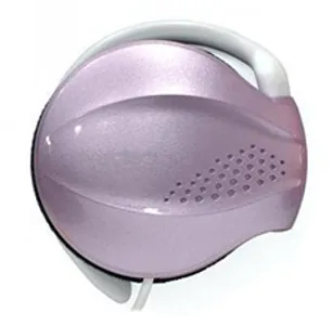Enzatec Earhook Clip-On Headphone 3.5mm Audio Plug Purple