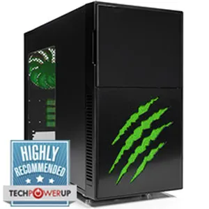 Nanoxia Deep Silence 4 Claw Black/Green Case