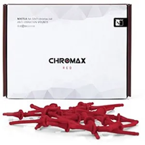 Noctua Red Chromax Anti Vibration Mounting Bolts 20 Pack