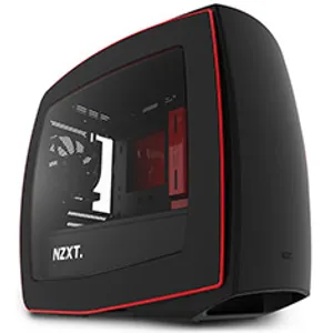 NZXT Manta Matte Black and Red Mini ITX Case