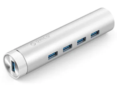 Orico 4 Port Aluminium Cylinder USB 3.0 Hub