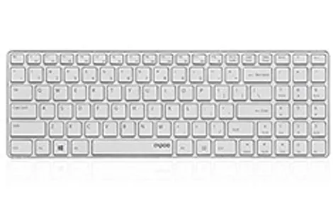 Rapoo E9100P Ultra Slim 5G Wireless Keyboard White