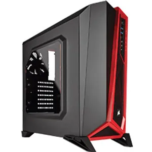 Corsair SPEC-ALPHA Mid Tower Gaming Case Black Red