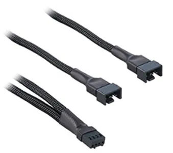 CableMod 4-Pin Fan to 2x 4-Pin Fan Y Cable Black 10cm