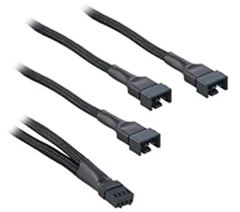 CableMod 4-Pin Fan to 3x 4-Pin Fan Y Cable Black 10cm