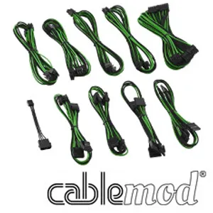 CableMod CM-Series VS 550/650/750 Cable Kit Black/Green