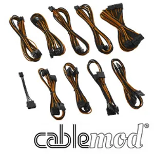CableMod CM-Series VS 550/650/750 Cable Kit Black/Orange