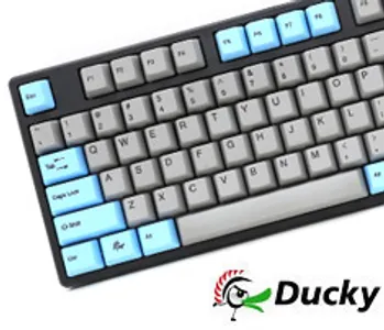 Ducky One Blue Grey PBT Keycaps Mech Keyboard Cherry Brown