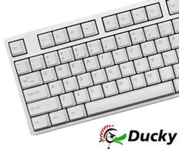 Ducky One White PBT Keycaps Mech Keyboard Cherry Brown