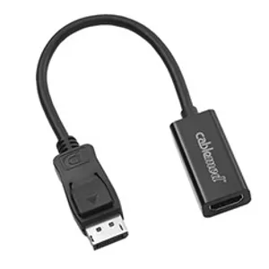 CableMod DisplayPort to HDMI Adapter M-F Black 15cm