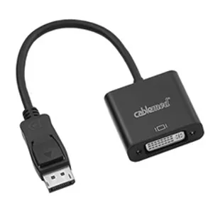 CableMod Active DisplayPort to DVI-D Adapter Black 15cm