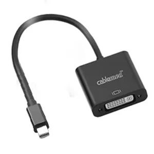 CableMod Active Mini DisplayPort to DVI Adapter Black
