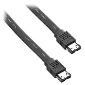 CableMod eSATA to eSATA Cable Black 1m