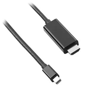 CableMod Mini DisplayPort to HDMI 2.0 Cable Black 1m