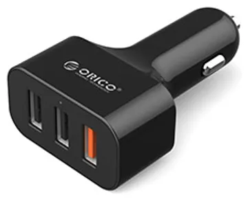 Orico 3 Port USB Car Charger with QuickCharge 2.0
