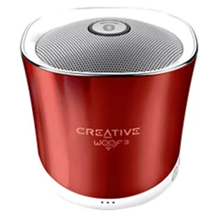 Creative Woof3 Micro-sized Bluetooth MP3/FLAC Speaker Rouge Red