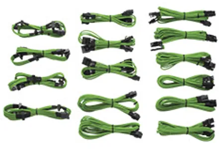 Corsair Gen2 Green Sleeved Modular Cable Kit