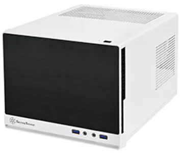 SilverStone Sugo SG13 SFF Chassis Metalized Panel Black White
