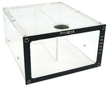 Phobya 5.25in Dual Bay Reservoir Black
