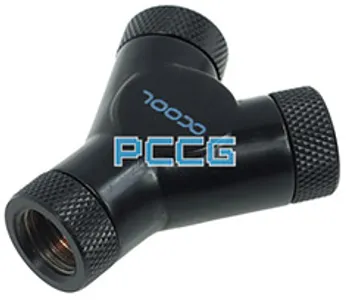 Alphacool Y Connector G1/4 Triple Female Black