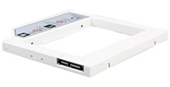 SilverStone TS08 Notebook Optical Drive Slot Converter White