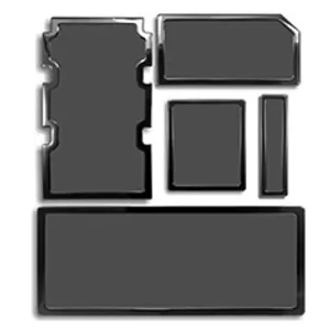 DEMCiflex Magnetic Dust Filter - Custom Set for Corsair 750D