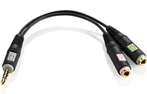 Sennheiser PCV05 Stereo Combo Jack Adapter for Apple/Xbox/PS4