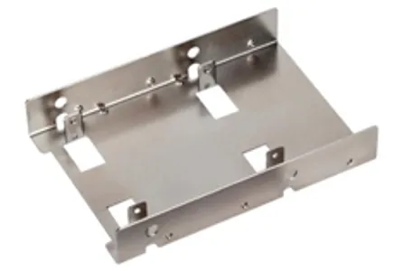 SilverStone SDP08 Bay Converter 3.5in to 2 x 2.5in - Silver