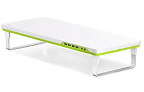 Deepcool M-Desk F1 Monitor Stand - White/Green