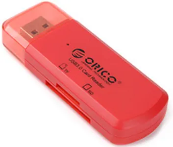 Orico Mini USB 3.0 SDHC/MicroSD Card Reader Red