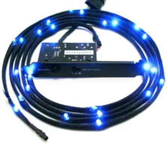 NZXT Sleeved LED Cable 200cm Blue