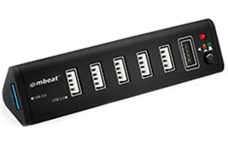 mbeat 7 Port USB Hub with 2.1A Charge Port